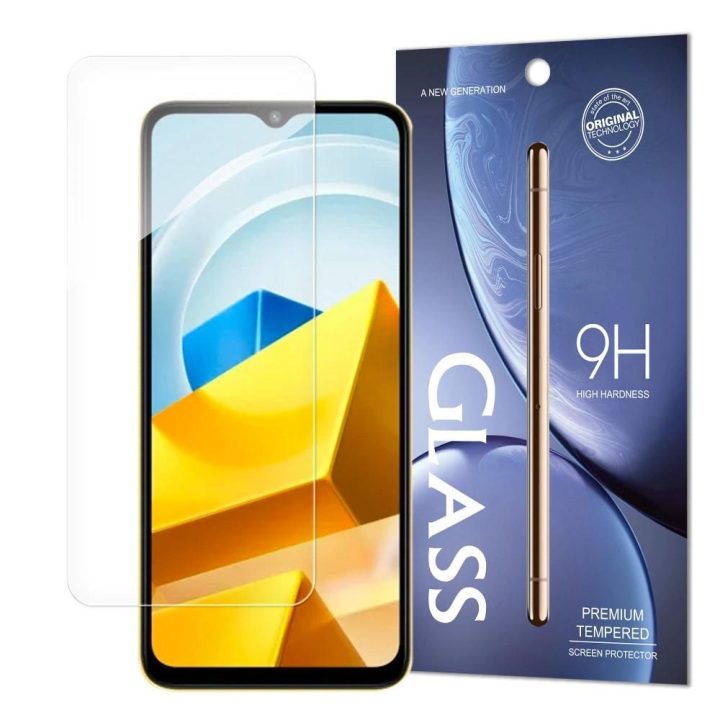 Grūdintas stiklas Xiaomi Poco M5 grūdintas stiklas 9H kietumas (pakuotė - vokas)