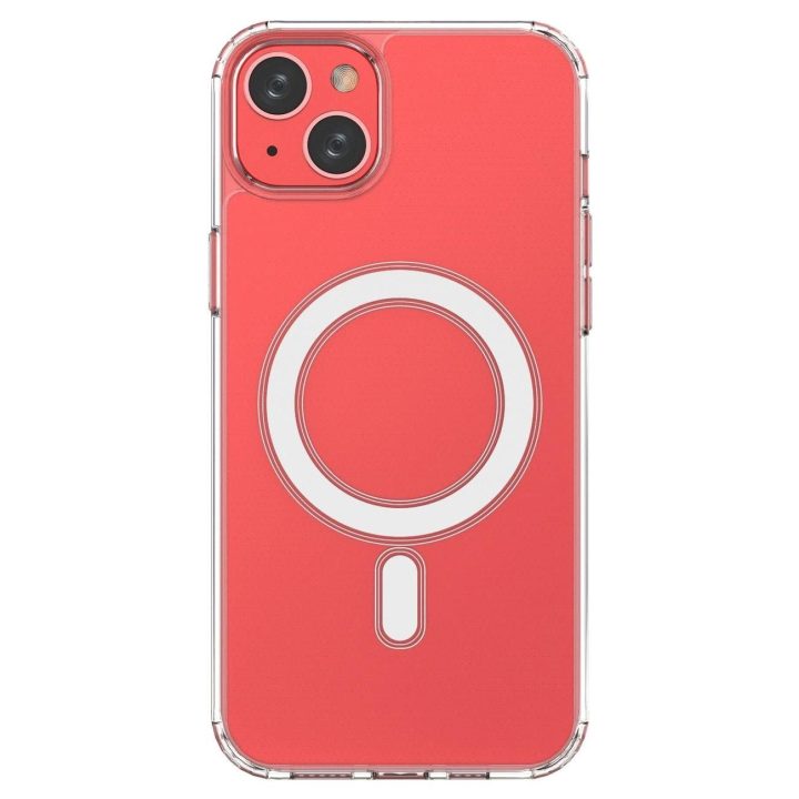 iPhone 14 Plus su sidabriniu žiedu - skaidrus