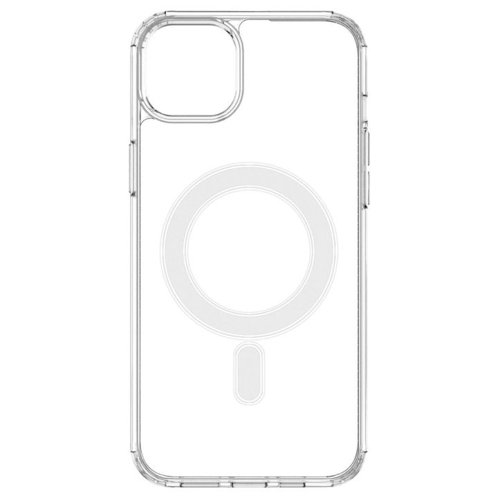 iPhone 14 Plus su sidabriniu žiedu - skaidrus
