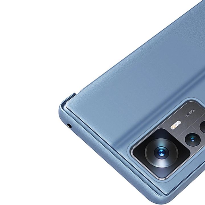 Clear View Case dėklas, skirtas Xiaomi 12T Pro / Xiaomi 12T atverčiamas dangtelis juodas