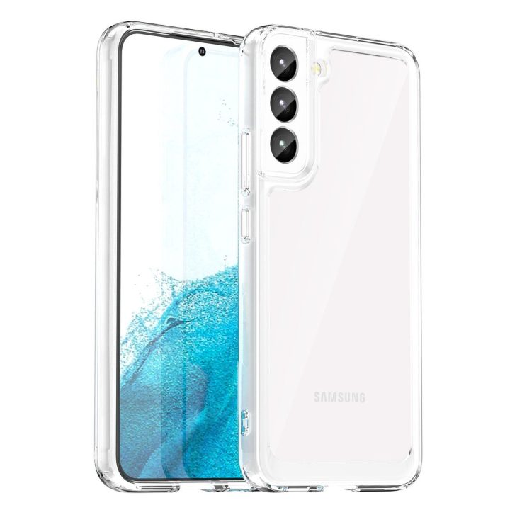 Outer Space Case Samsung Galaxy S23+ dangtelis su lanksčiu permatomu rėmeliu
