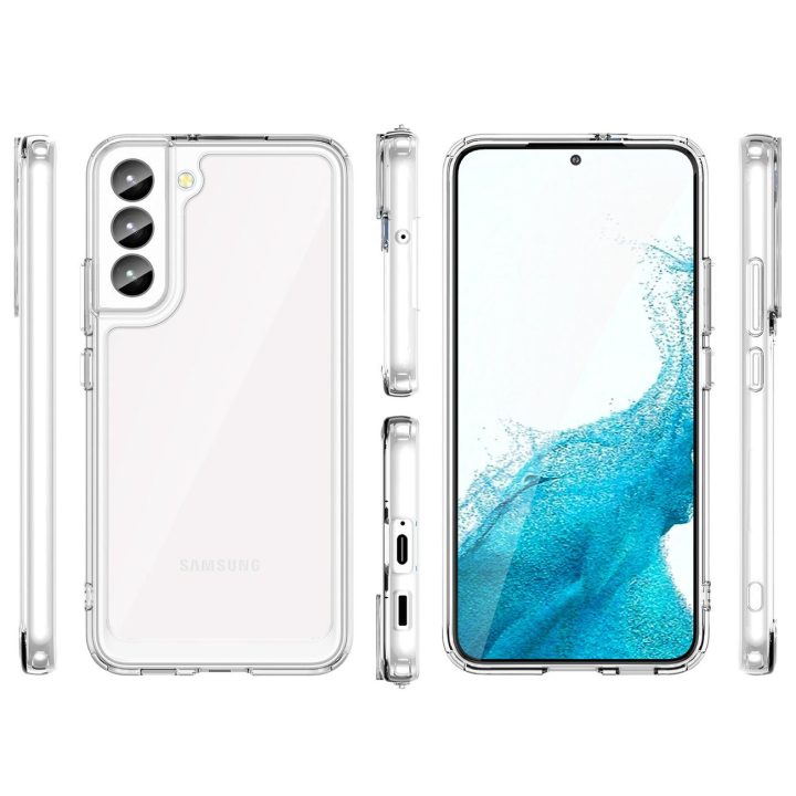Outer Space Case Samsung Galaxy S23+ dangtelis su lanksčiu permatomu rėmeliu