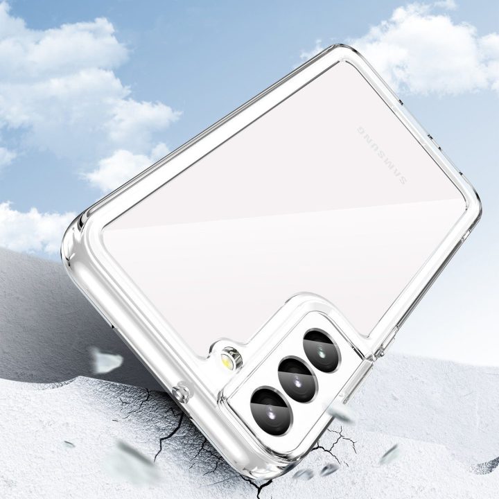 Outer Space Case Samsung Galaxy S23+ dangtelis su lanksčiu permatomu rėmeliu