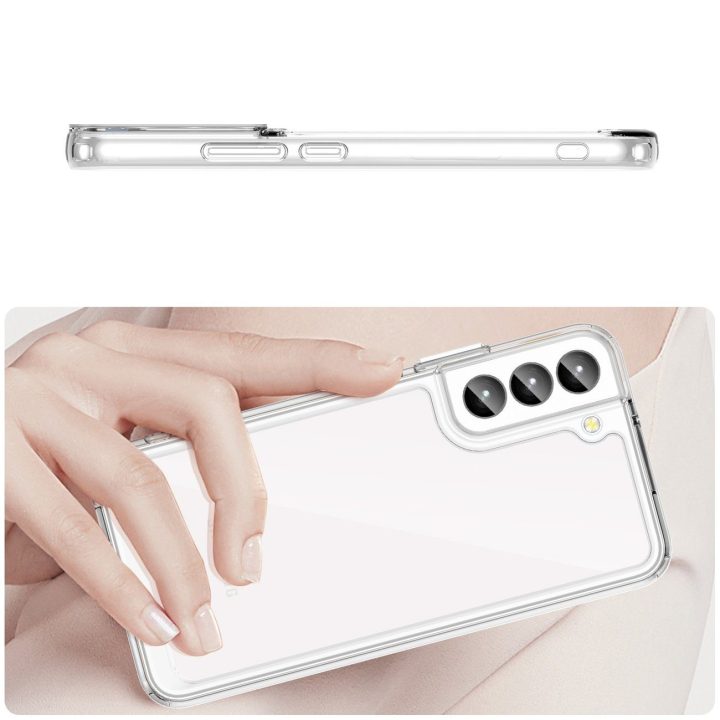 Outer Space Case Samsung Galaxy S23+ dangtelis su lanksčiu permatomu rėmeliu
