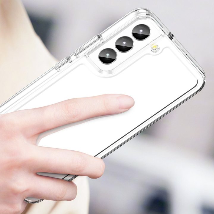 Outer Space Case Samsung Galaxy S23+ dangtelis su lanksčiu permatomu rėmeliu