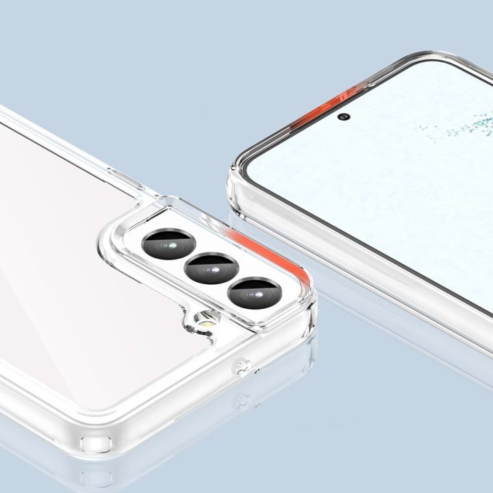 Outer Space Case Samsung Galaxy S23+ dangtelis su lanksčiu permatomu rėmeliu