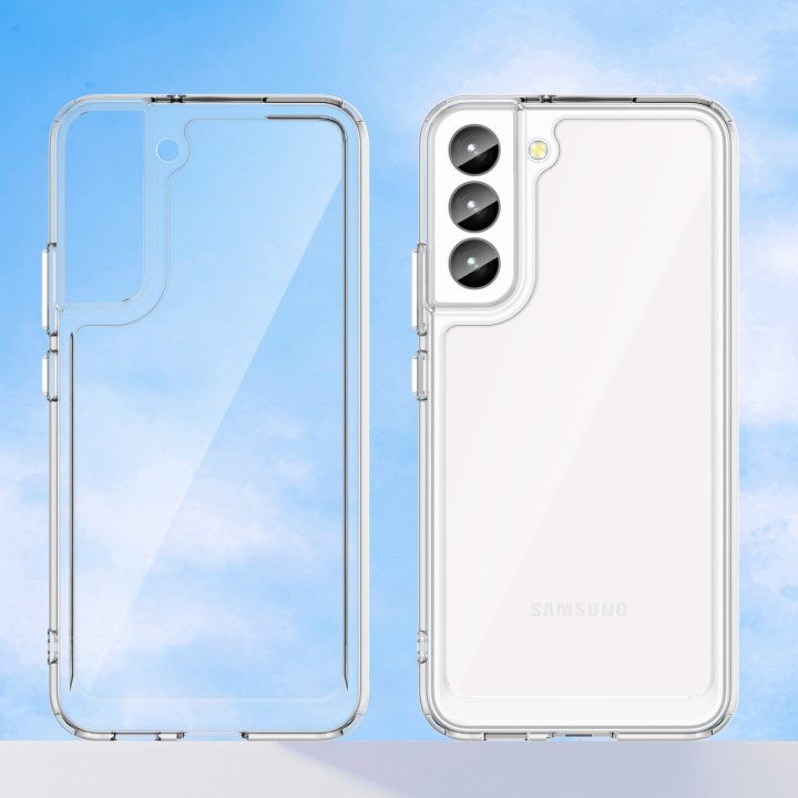 Outer Space Case Samsung Galaxy S23+ dangtelis su lanksčiu permatomu rėmeliu