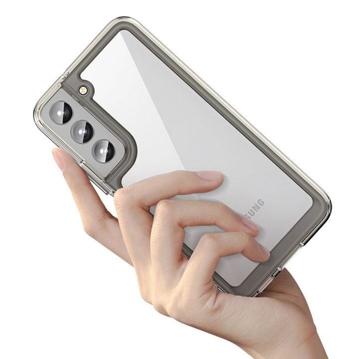 Outer Space Case Samsung Galaxy S23+ dangtelis su lanksčiu permatomu rėmeliu