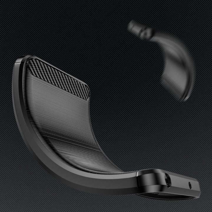 Carbon Case dangtelis Nokia G400 lankstus silikoninis dangtelis juodas