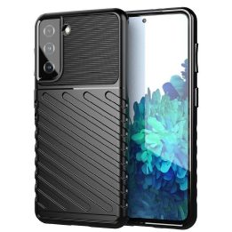 Thunder Case dėklas Samsung Galaxy A14 5G silikoninis šarvų dėklas juodas