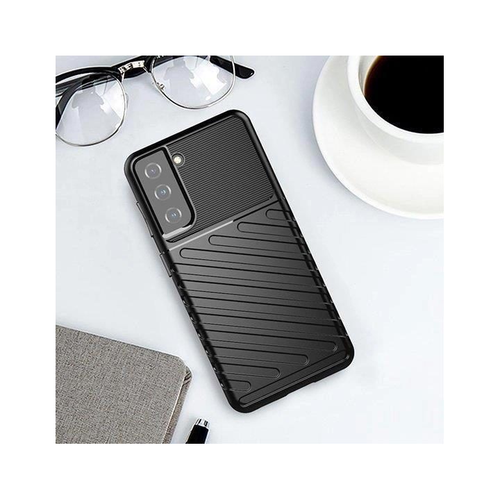 Thunder Case dėklas Samsung Galaxy S23+ silikoninis šarvų dėklas mėlynas
