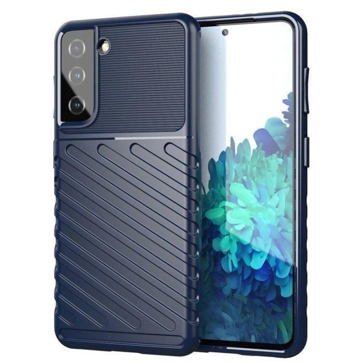 Thunder Case dėklas Samsung Galaxy S23+ silikoninis šarvų dėklas mėlynas