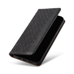 Magnetinio dirželio dėklas, skirtas Samsung Galaxy S23 Flip Wallet Mini Lanyard Stand juodas