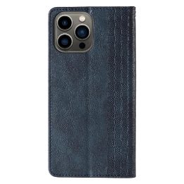Magnetinio dirželio dėklas, skirtas Samsung Galaxy S23 Flip Wallet Mini Lanyard Stand Blue