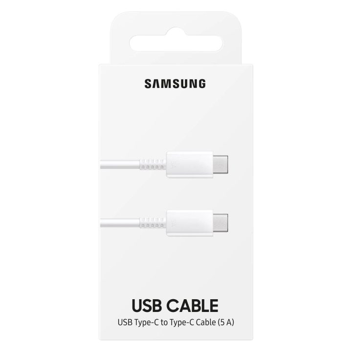 USB C laidas 480Mbps 5A 1m Samsung EP-DN975BWEGWW – baltas