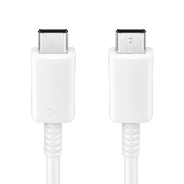 USB C laidas 480Mbps 5A 1m Samsung EP-DN975BWEGWW – baltas