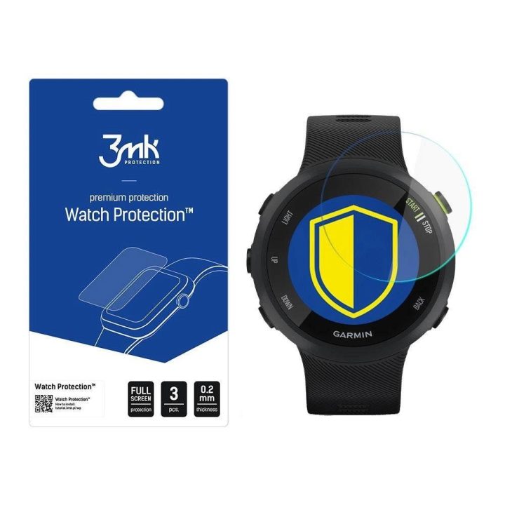 Garmin Forerunner 45 - Watch Protection™ prieš FlexibleGlass Lite
