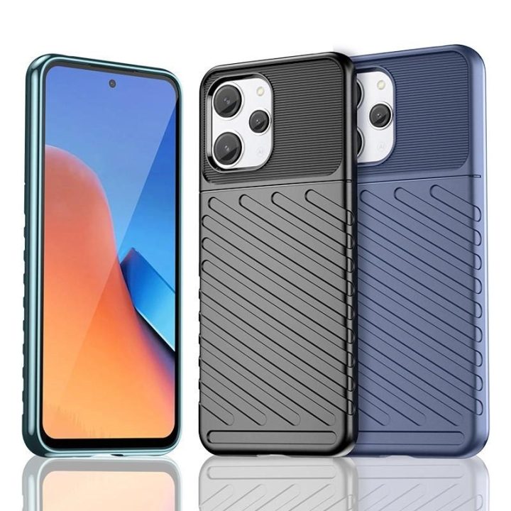 Šarvuotas Xiaomi Redmi 12 Thunder dėklas - juodas