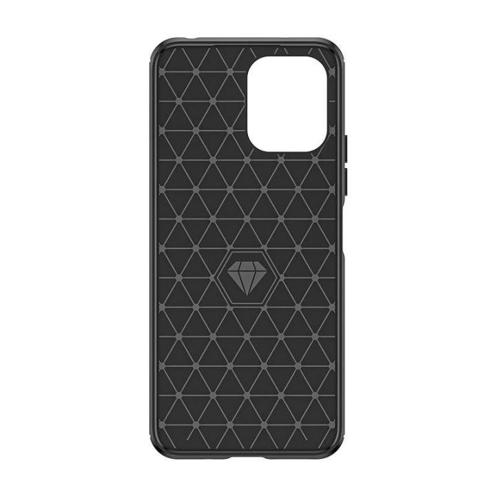 Lankstus anglies rašto dėklas, skirtas Xiaomi Redmi 12 Carbon Case - juodas