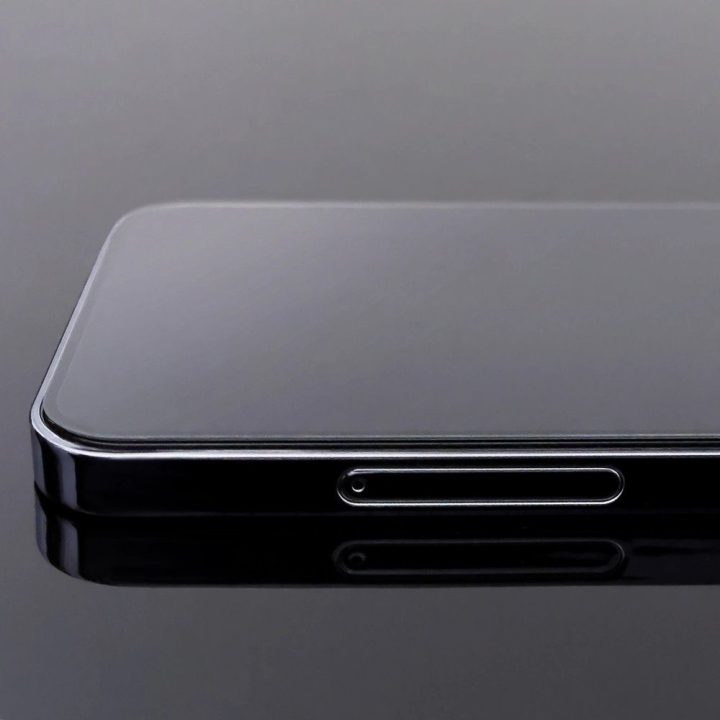 rinkinys, kurį sudaro 2x itin patvarus Full Glue grūdintas stiklas su rėmeliu iPhone 14 , iPhone 13 Pro / iPhone 13 juodas