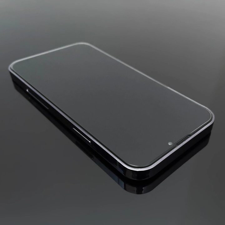Privatumo stiklas su iPhone 15 Pro šnipinėjimo filtru privatumo stiklas - juodas