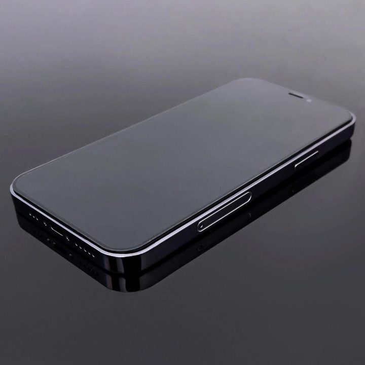 2 vnt. Viso ekrano grūdintas stiklas su rėmeliu Case Friendly Full Glue iPhone 15 Pro Max - juodas