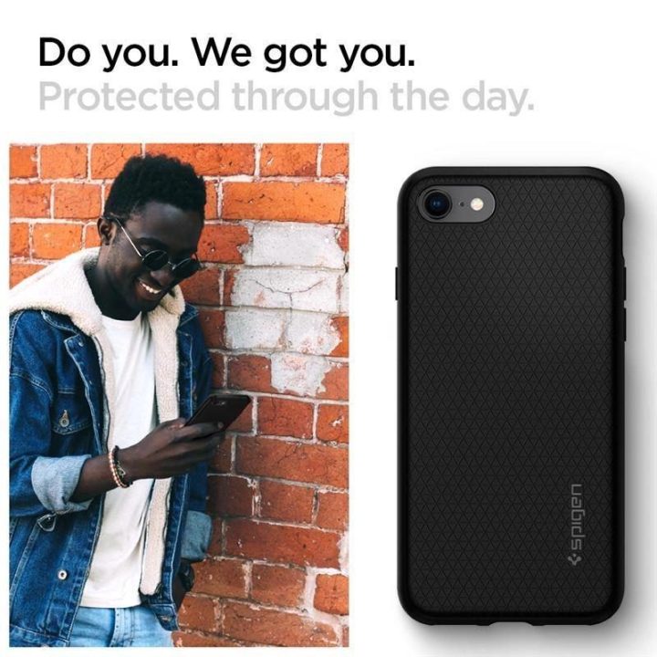 Spigen LIQUID AIR IPHONE 7 / 8 / SE 2020 / 2022 BLACK