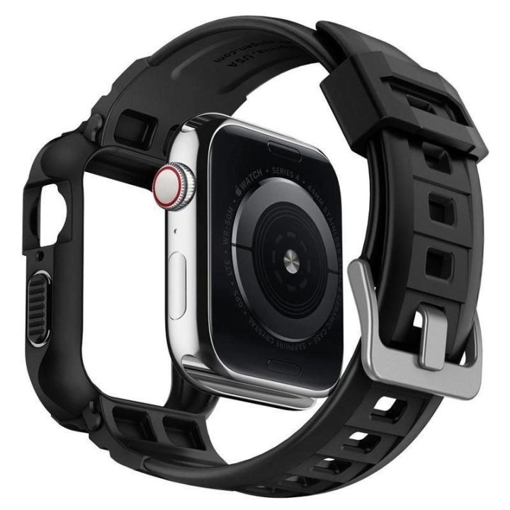Spigen RUGGED ARMOR PRO Apple Watch 4 / 5 / 6 / 7 / 8 / SE (44 / 45MM) BLACK