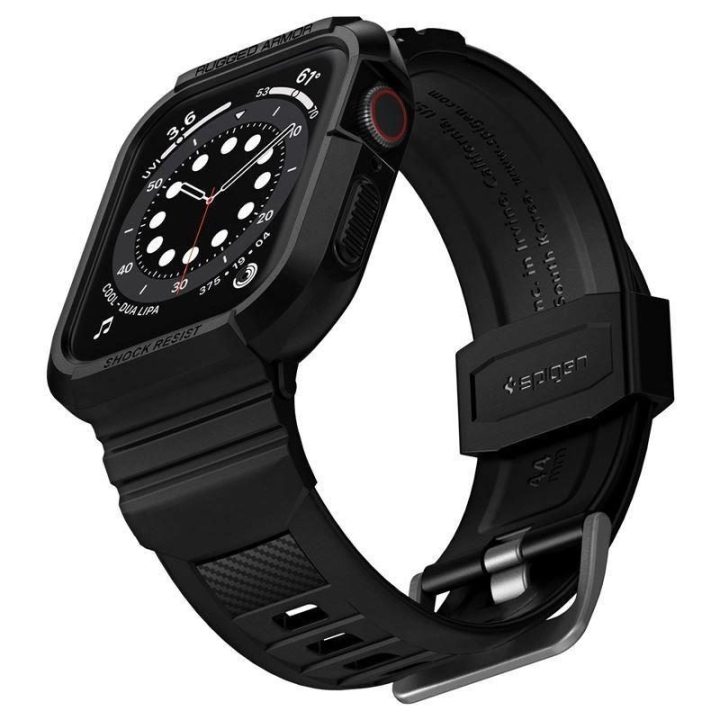 Spigen RUGGED ARMOR PRO Apple Watch 4 / 5 / 6 / 7 / 8 / SE (44 / 45MM) BLACK