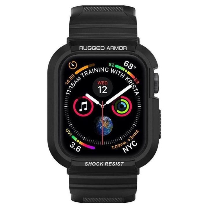 Spigen RUGGED ARMOR PRO Apple Watch 4 / 5 / 6 / 7 / 8 / SE (44 / 45MM) BLACK