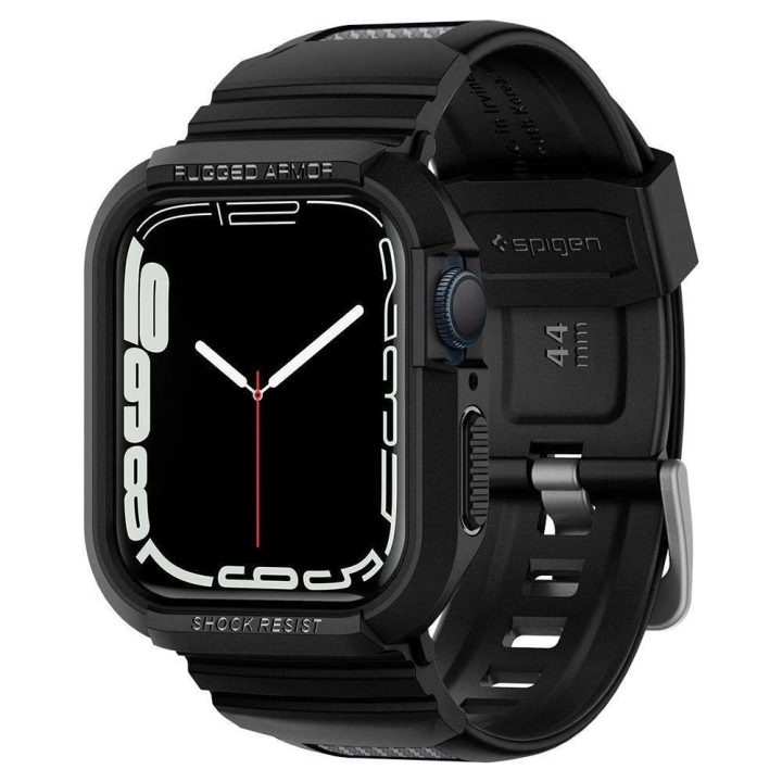 Spigen RUGGED ARMOR PRO Apple Watch 4 / 5 / 6 / 7 / 8 / SE (44 / 45MM) BLACK
