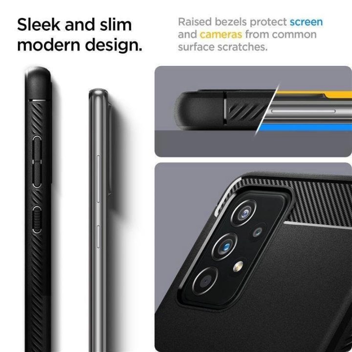 Spigen RUGGED ARMOR GALAXY A52 / A52S MATTO BLACK