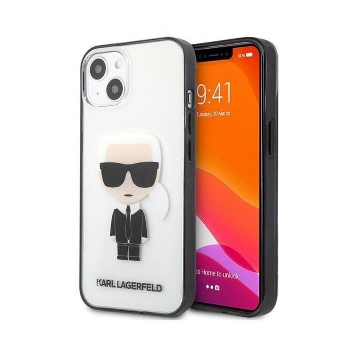 Karl Lagerfeld KLHCP13SHIKCK iPhone 13 mini 5,4 skaidrus Ikonik Karl