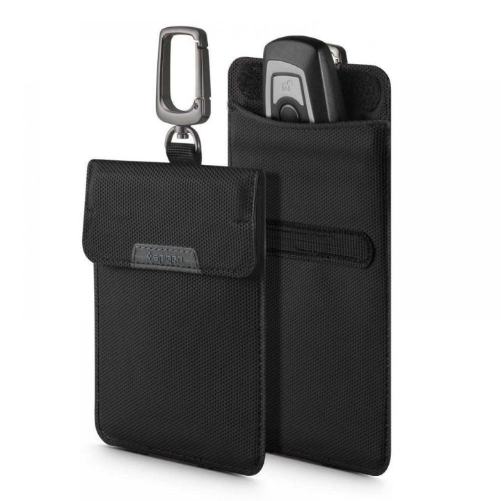 FARADAY CAGE Spigen KEUCH KEYLESS RFID SIGNAL BLOCKER BLACK