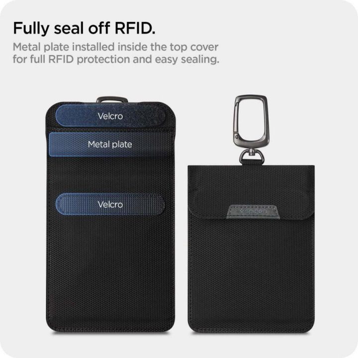 FARADAY CAGE Spigen KEUCH KEYLESS RFID SIGNAL BLOCKER BLACK