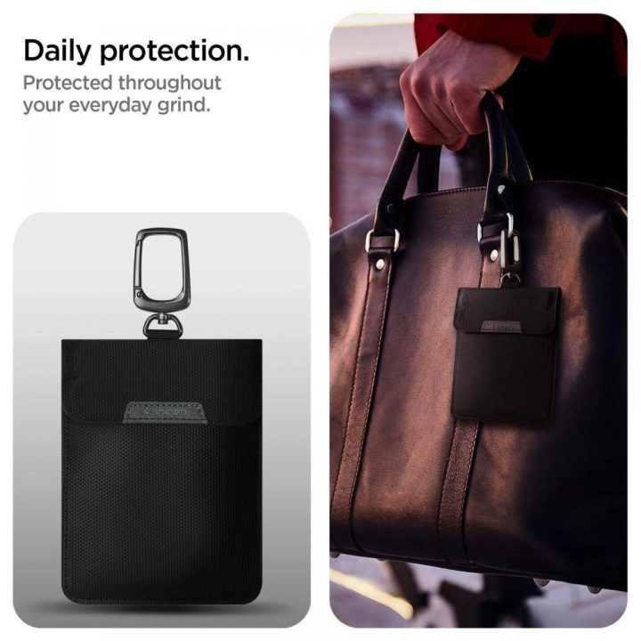 FARADAY CAGE Spigen KEUCH KEYLESS RFID SIGNAL BLOCKER BLACK