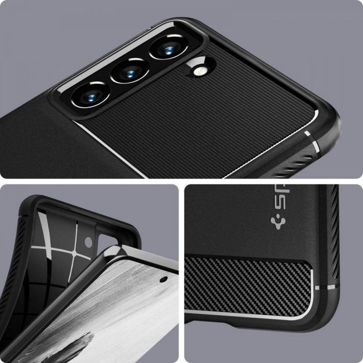 Spigen RUGGED ARMOR GALAXY S21 FE MATTE BLACK