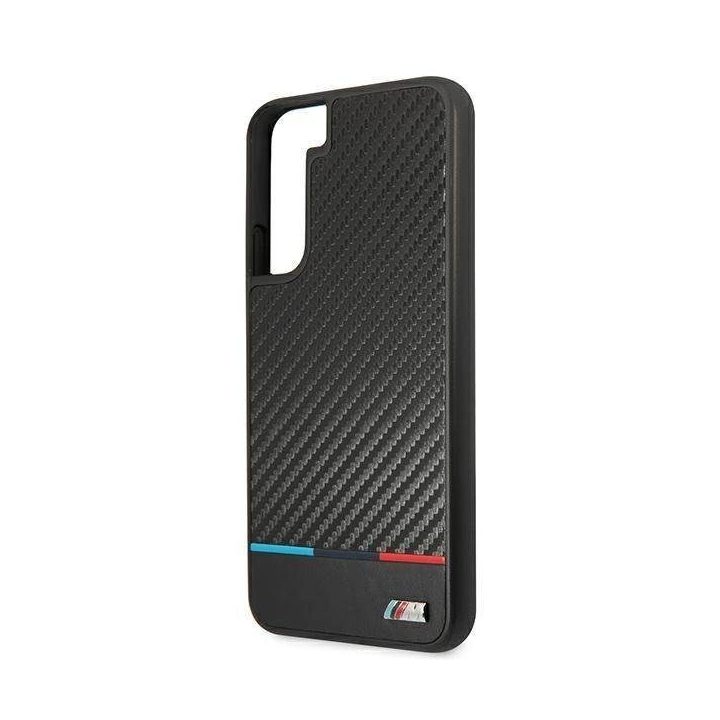 Dėklas deklas BMW BMHCS22MPUCARTCBK S22+ S906 black/Juodos spalvos M Collection Triangles