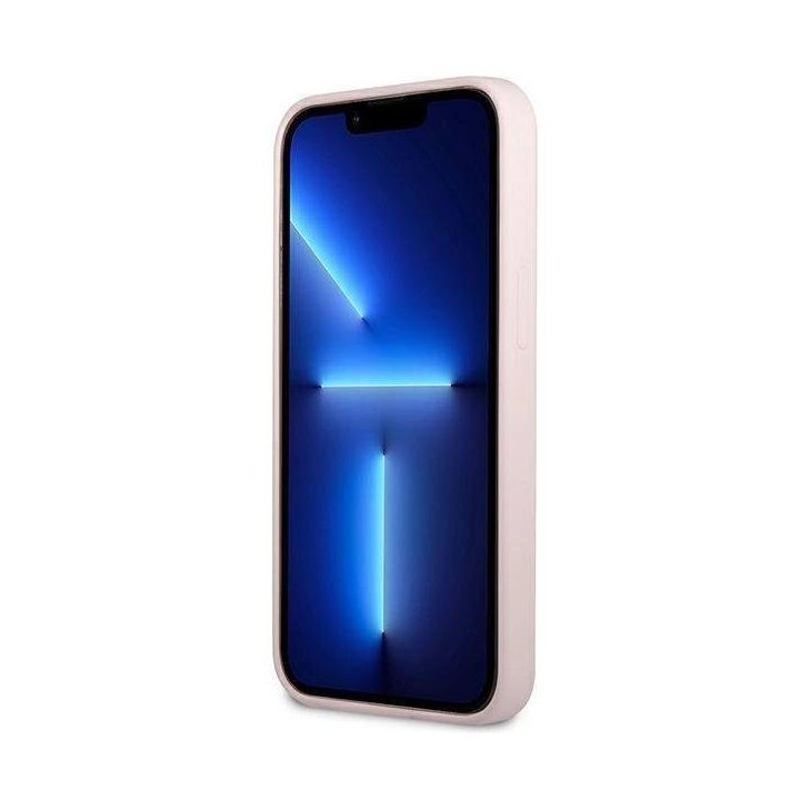 Guess GUHCP13XSLTGU iPhone 13 Pro Max 6,7 violetinės/violetinės spalvos deklas Silikoninis trikampis