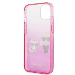 Karl Lagerfeld KLHCP13STGKCP iPhone 13 mini 5,4 deklas różowy/pink Gradient Ikonik Karl & Choupette