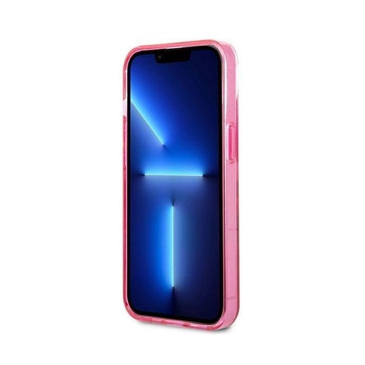 Karl Lagerfeld KLHCP13STGKCP iPhone 13 mini 5,4 deklas różowy/pink Gradient Ikonik Karl & Choupette