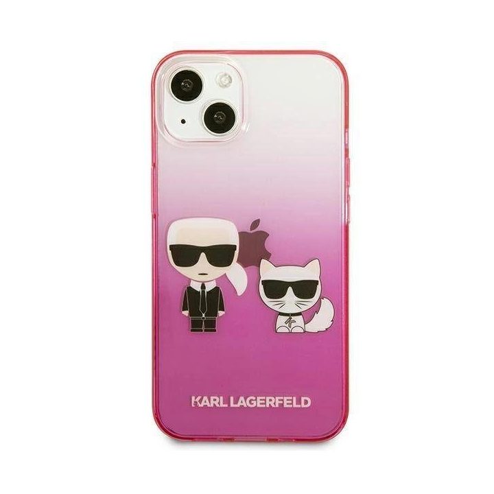 Karl Lagerfeld KLHCP13STGKCP iPhone 13 mini 5,4 deklas różowy/pink Gradient Ikonik Karl & Choupette