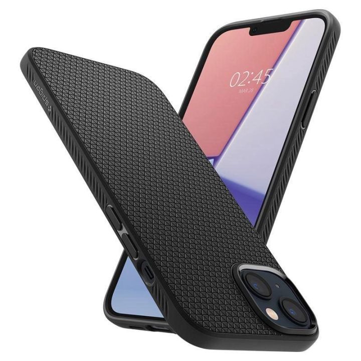 Spigen LIQUID AIR IPHONE 14 matinės juodos spalvos