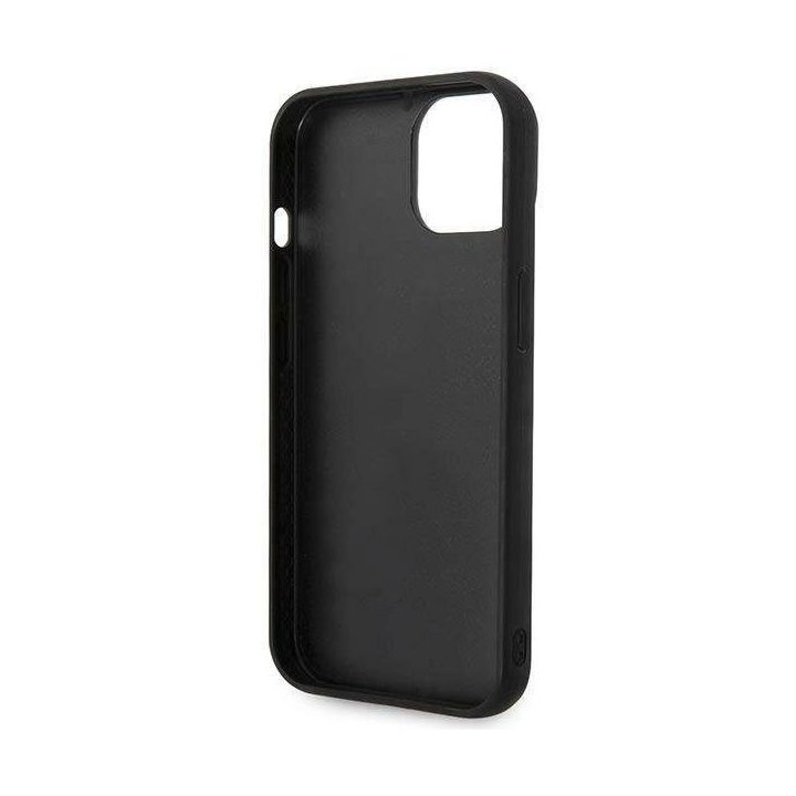Karl Lagerfeld KLHCP14SPSQAK iPhone 14 6,1 deklas juodas/juodas Puffy Elongated Logo
