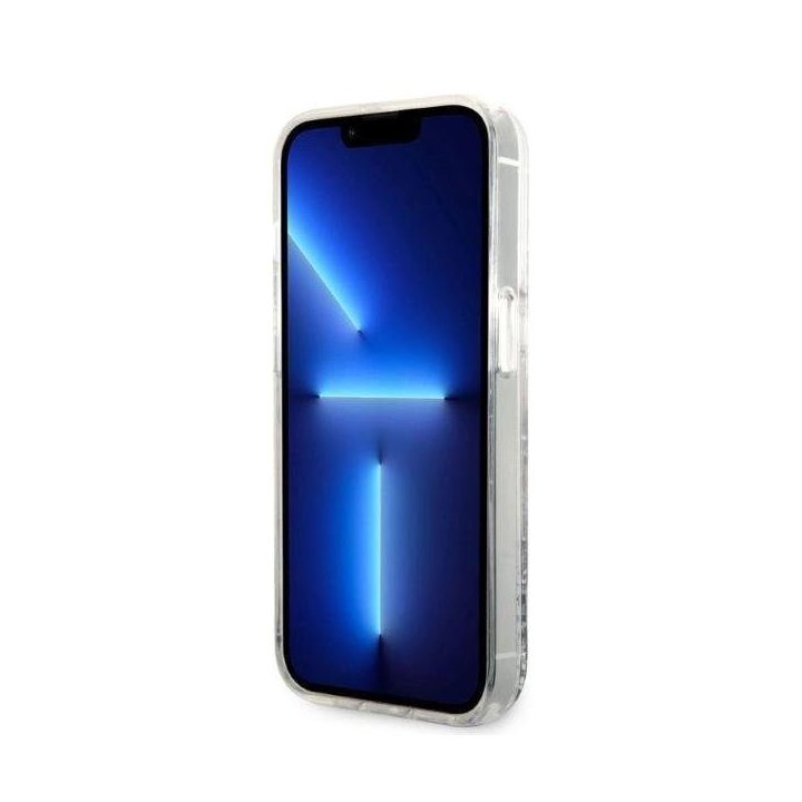 Karl Lagerfeld KLHCP14LLNKHCH iPhone 14 Pro 6,1 sidabrinis/sidabrinis deklas Glitter Karl Head