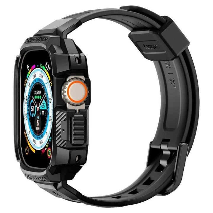Spigen RUGGED ARMOR PRO Apple Watch ULTRA (49MM) BLACK