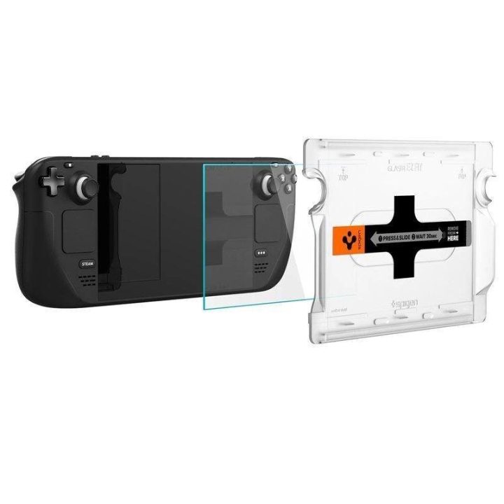 Apsauginis stiklas Spigen GLAS.TR EZ FIT STEAM DECK CLEAR