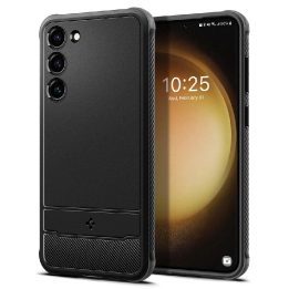 Spigen RUGGED ARMOR GALAXY S23 MATINIAI BLACK
