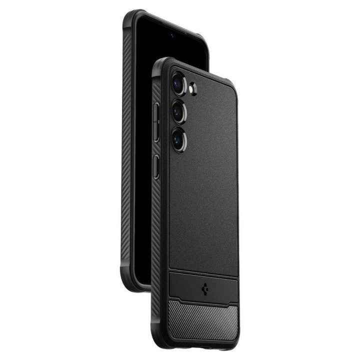 Spigen RUGGED ARMOR GALAXY S23 MATINIAI BLACK