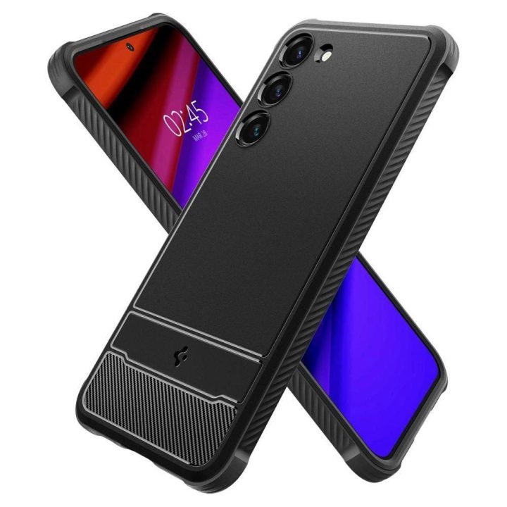 Spigen RUGGED ARMOR GALAXY S23 MATINIAI BLACK